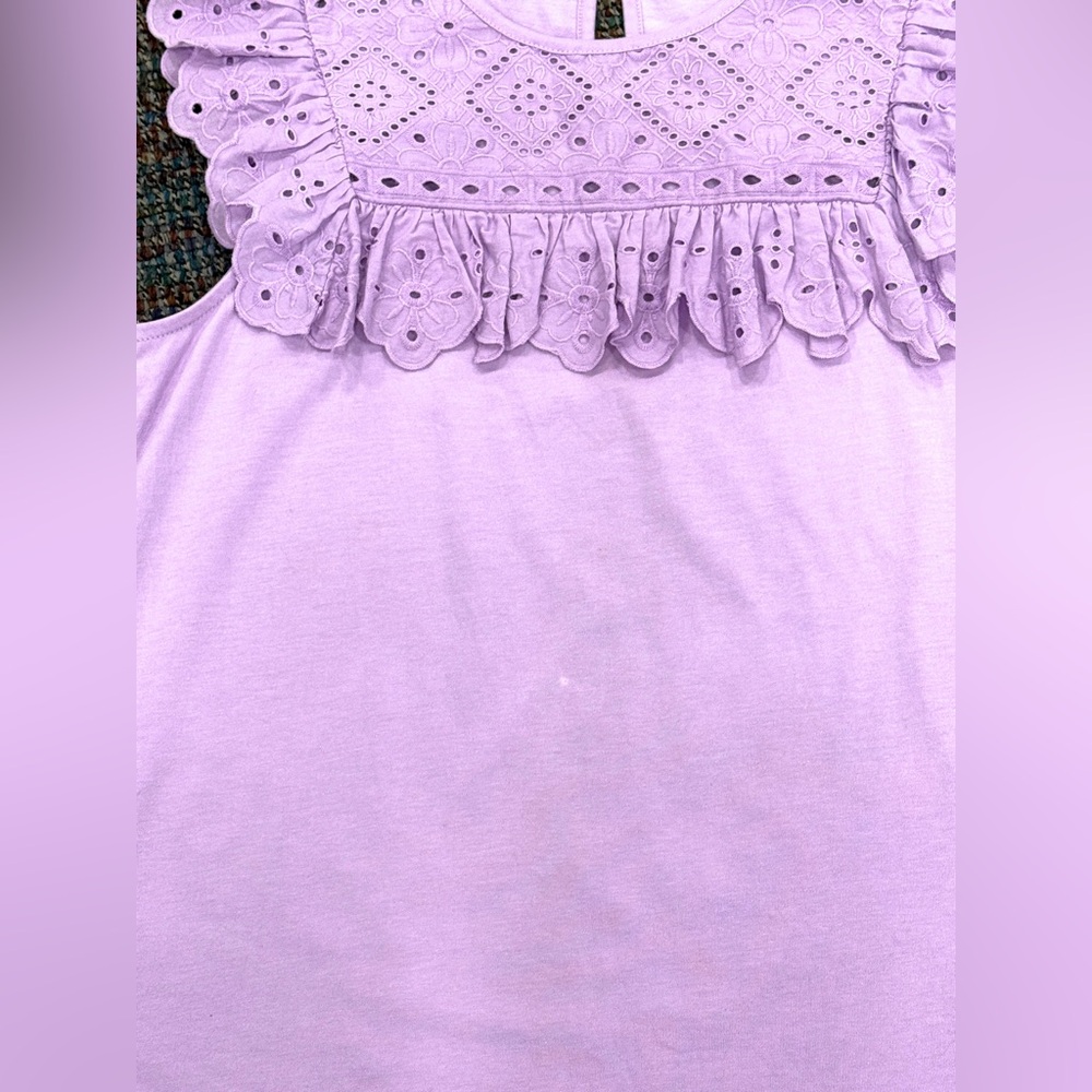 Lilly Pulitzer Lace Ruffle Top - Picture 5 of 10